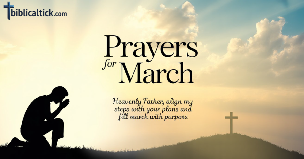 Prayer – Hope-Filled Future
Heavenly Father, align my steps with Your plans and fill March with purpose.