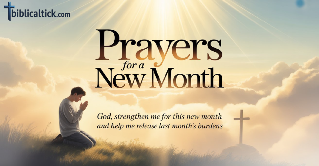 prayer
God, strengthen me for this new month and help me release last month’s burdens.
