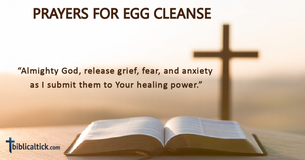“Almighty God, release grief, fear, and anxiety as I submit them to Your healing power.”