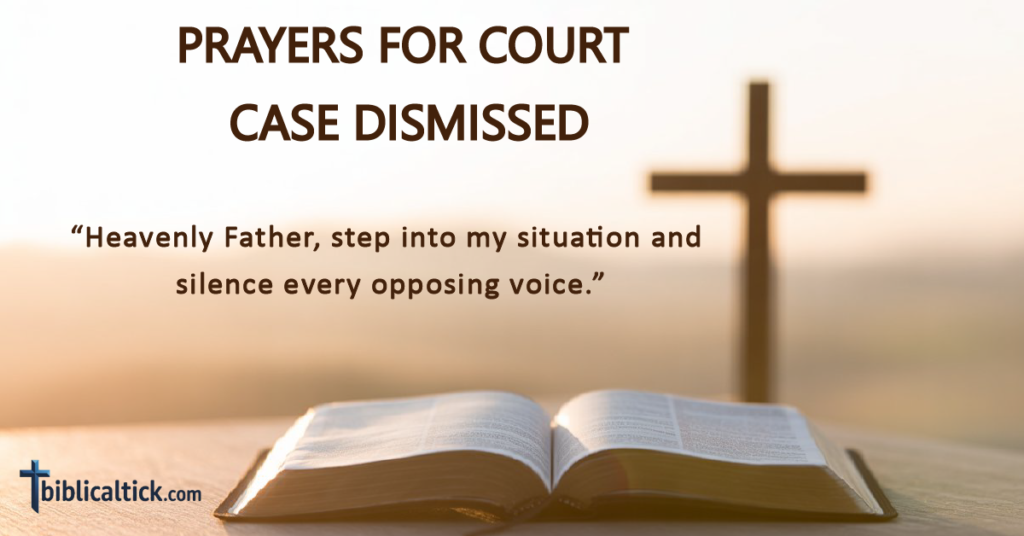 “Heavenly Father, step into my situation and silence every opposing voice.”