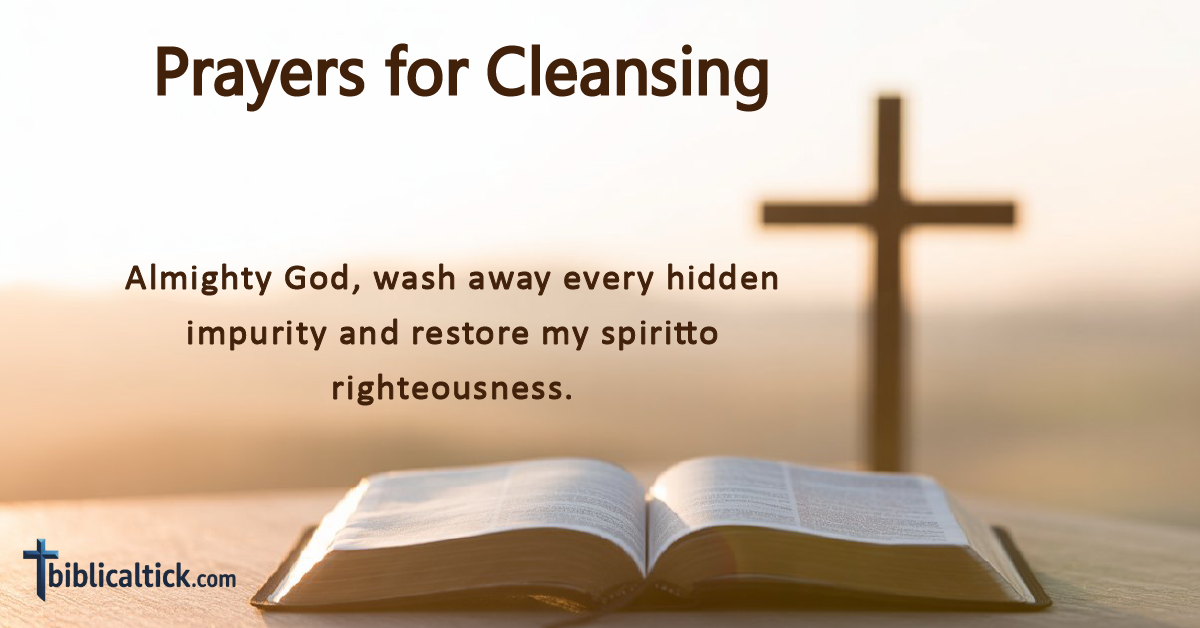 PRAYER FOR CLEANSING　ニュースクール　ハードコア　nyhc 24 Powerful Prayers for Cleansing - Biblical Tick