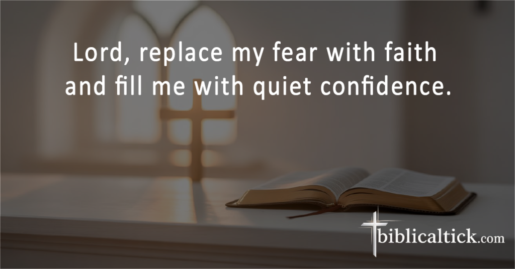 Prayers for Midnight
Lord, replace my fear with faith and fill me with quiet confidence.
