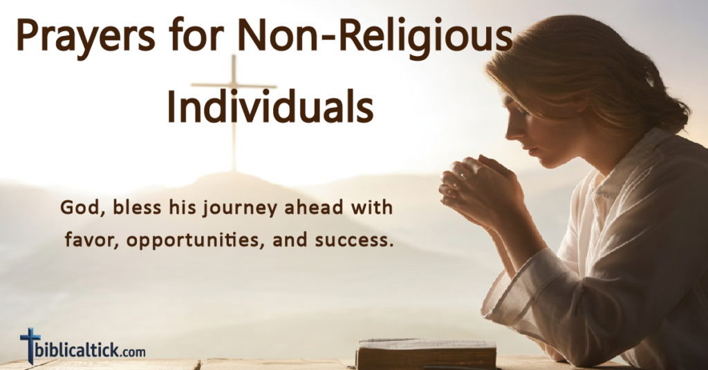 God, bless his journey ahead with favor, opportunities, and success.