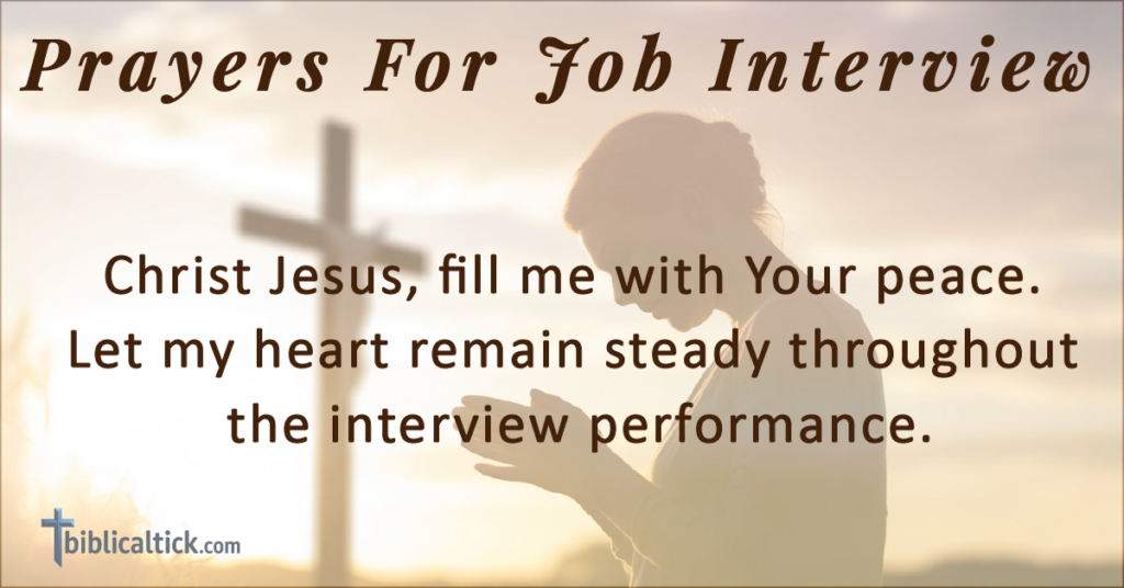 23 Powerful Prayers For Job Interview
