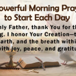 A Powerful Morning Prayer to Start Each Day