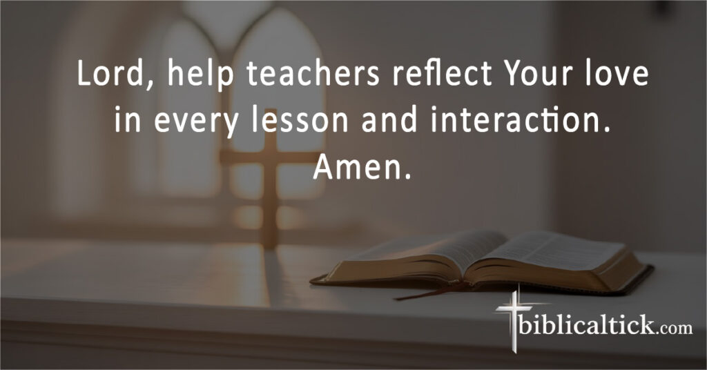 Prayers For Sunday School
Lord, help teachers reflect Your love in every lesson and interaction. Amen.