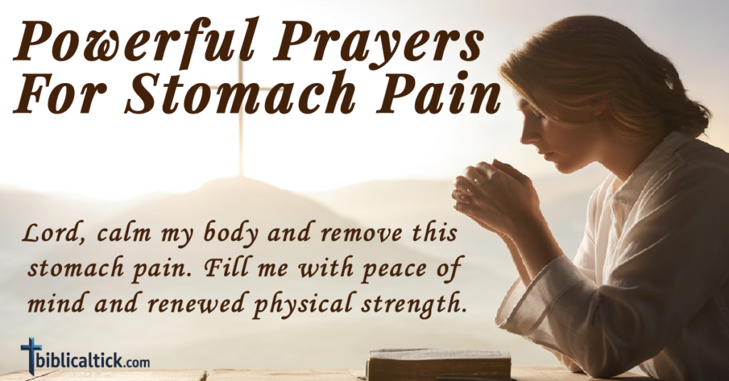 20+ Powerful Prayers For Stomach Pain