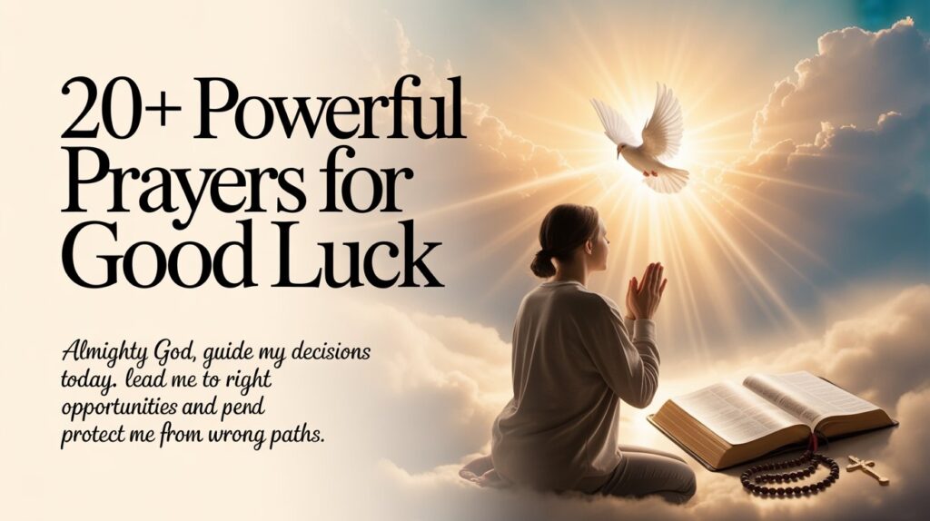 20+ Powerful Prayers for Good Luck