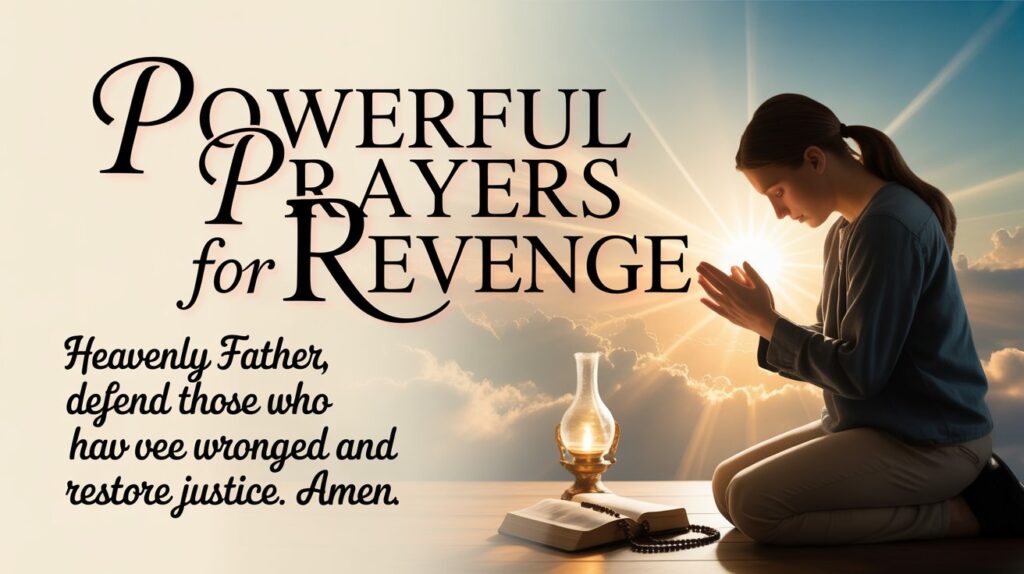 20+ Powerful Prayers For Revenge