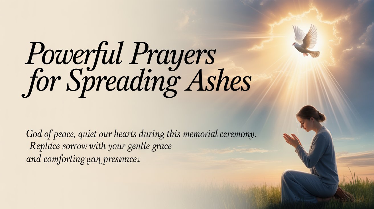 25+ Powerful Prayers For Spreading Ashes - Biblical Tick