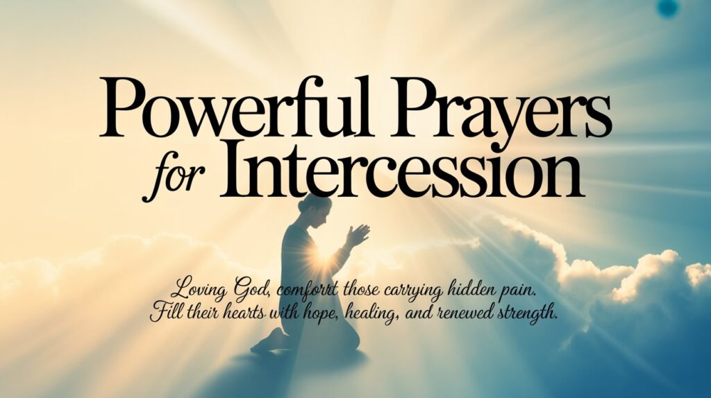 Prayers For Intercession
Almighty God, grant endurance and courage to those recovering from sickness. Let Your presence strengthen them daily.