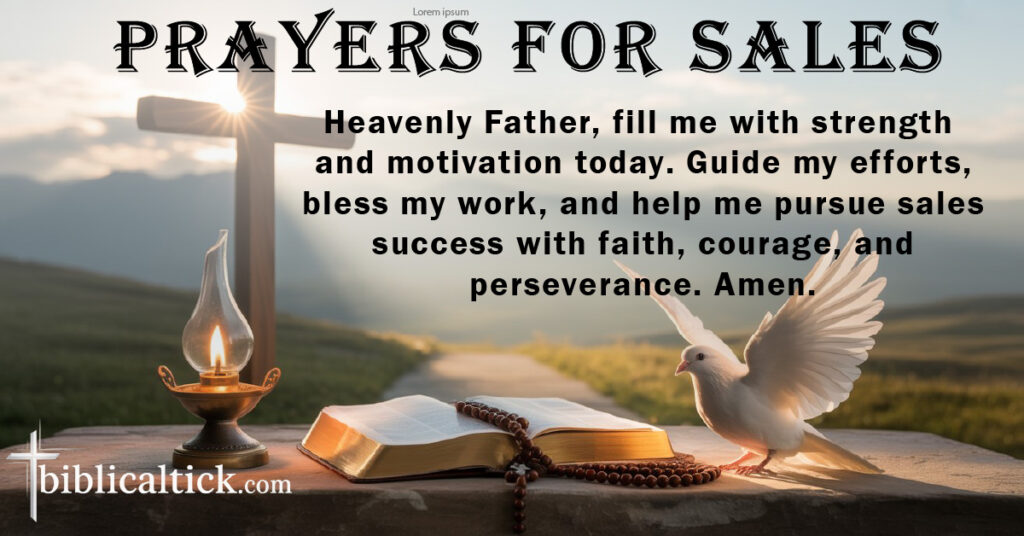 22+ Powerful Prayers for Sales