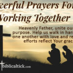 25+ Powerful Prayers For Working Together
