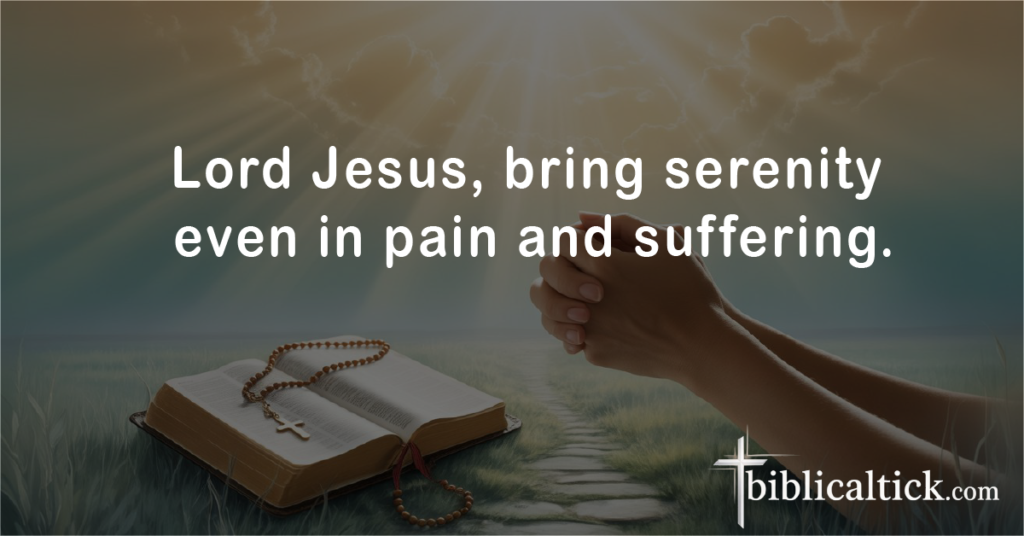 Prayers For Someone In The Hospital
Lord Jesus, bring serenity even in pain and suffering.