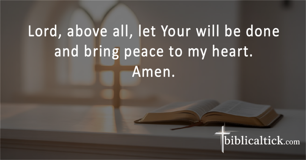 Prayers For Revenge
Lord, above all, let Your will be done and bring peace to my heart. Amen.