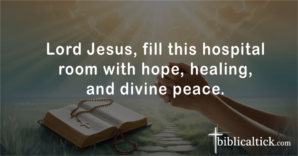 Prayers For Someone In The Hospital
Lord Jesus, fill this hospital room with hope, healing, and divine peace.