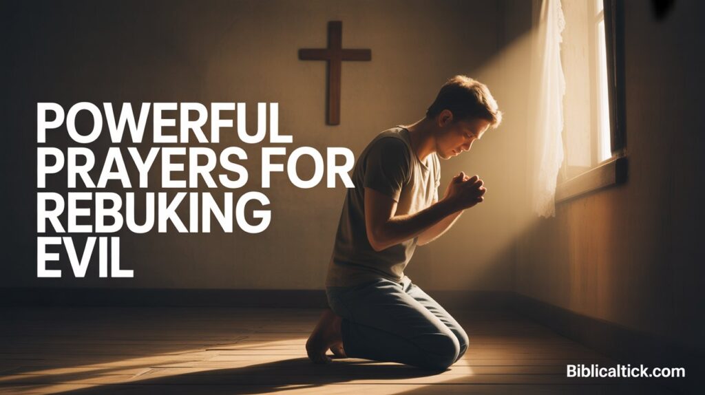 25+ Powerful Prayers For Rebuking Evil