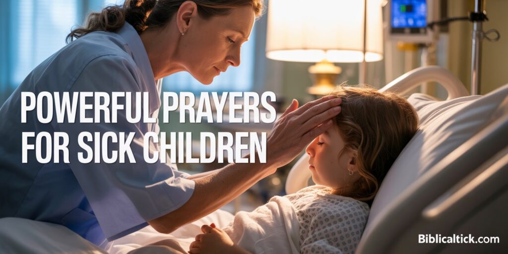 25+ Powerful Prayers For Sick Children