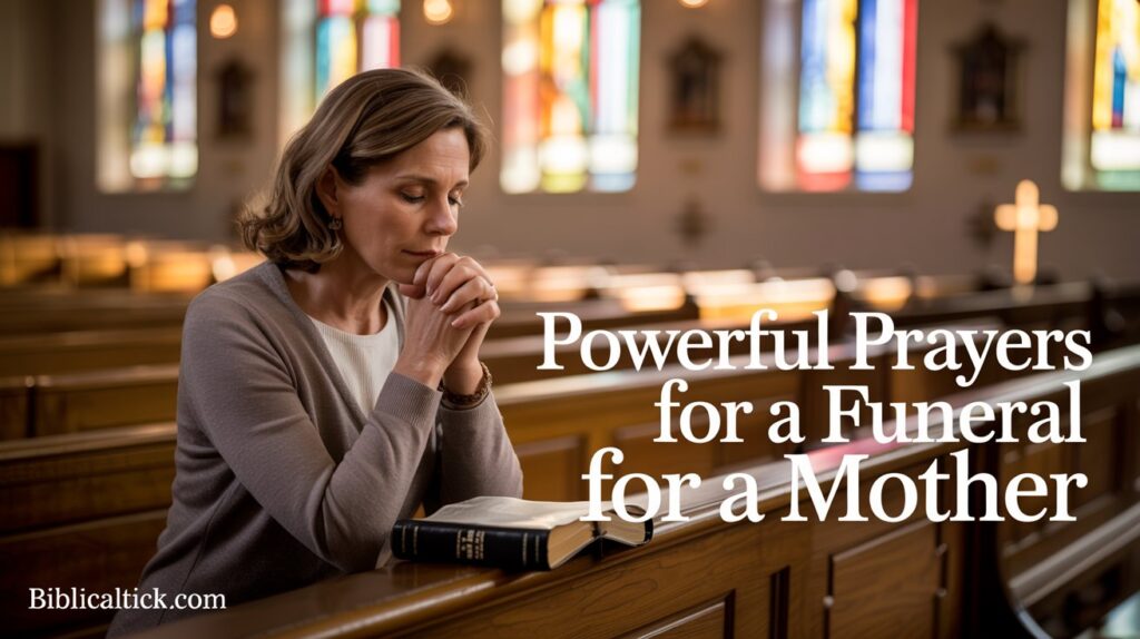 25+ Powerful Prayers For A Funeral For A Mother