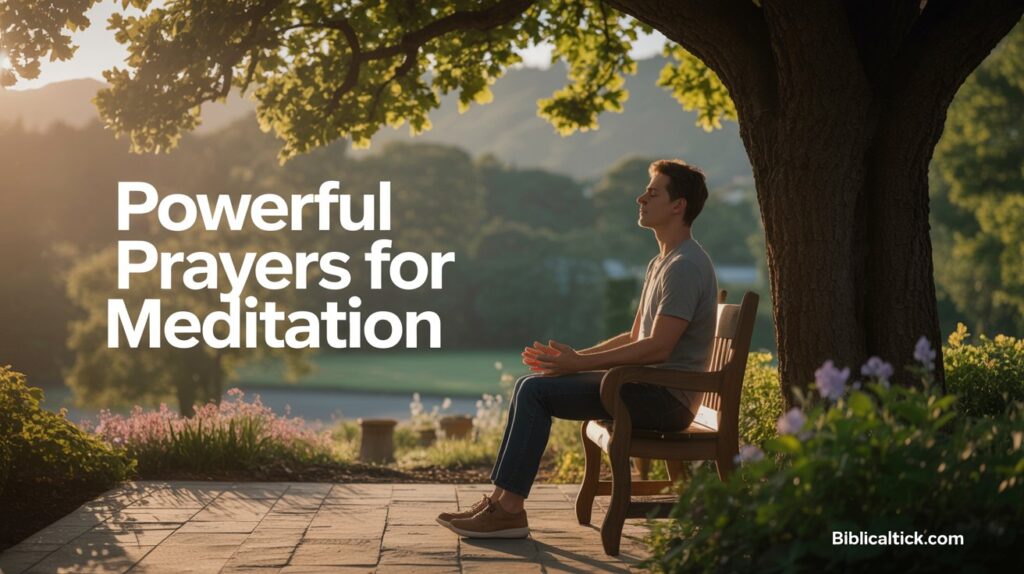 25+ Powerful Prayers For Meditation