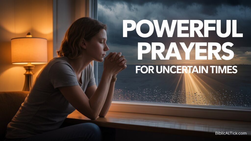 25+ Powerful Prayers For Uncertain Times