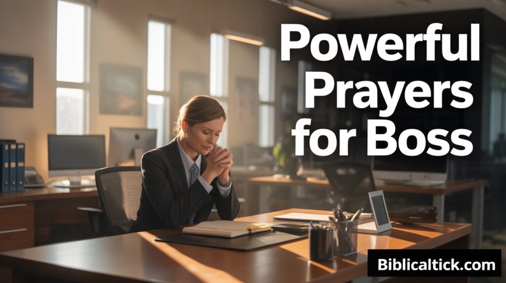 25+ Powerful Prayers For Boss