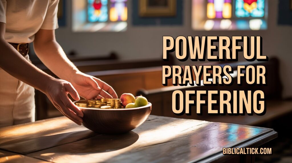 21+ Powerful Prayers For Offering