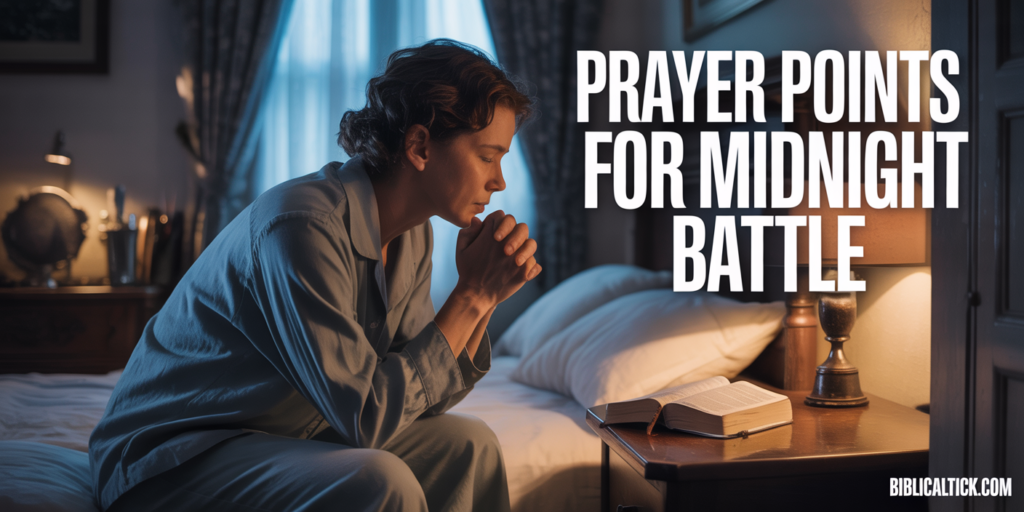 Powerful 50 Prayer Points for Midnight Battle