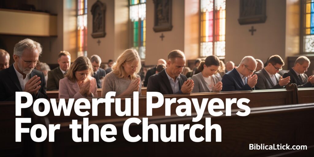 25+ Powerful Prayers For The Church