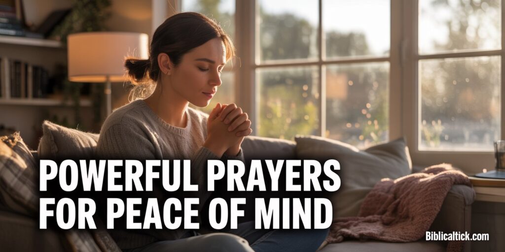 25 Powerful Prayers for Peace of Mind: Calm, Sleep, and Rest
