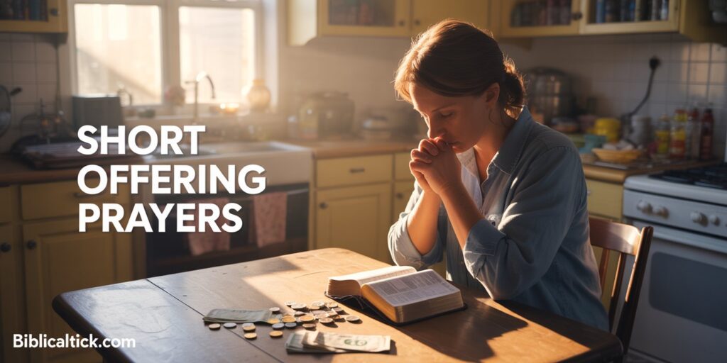 90+ Short Offering Prayers: Powerful Prayers for Giving