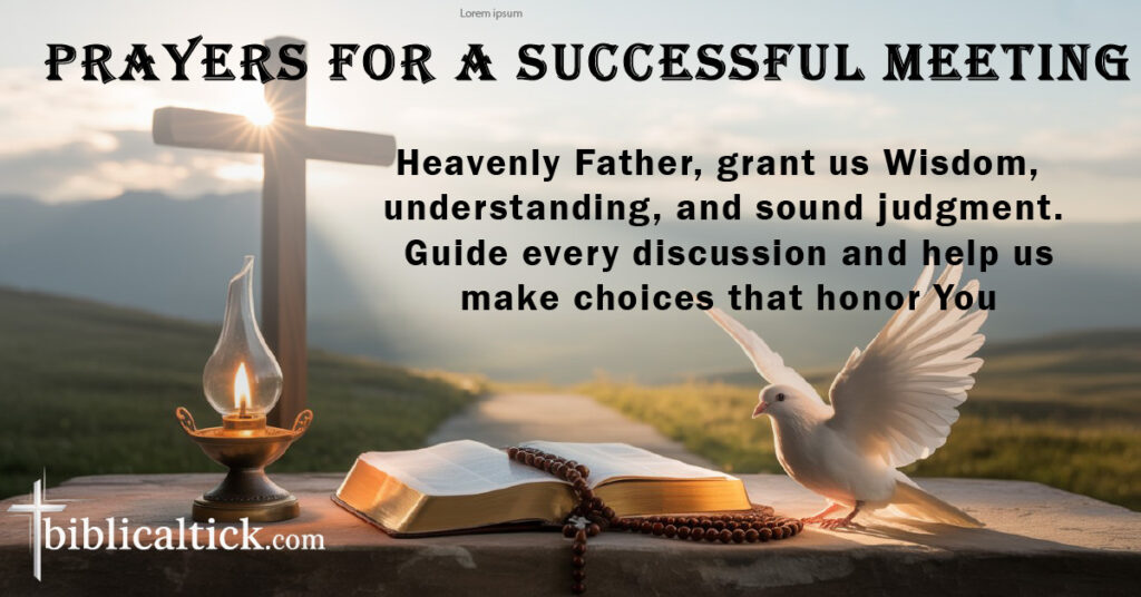 Heavenly Father, grant us Wisdom, understanding, and sound judgment. Guide every discussion and help us make choices that honor You. Amen.