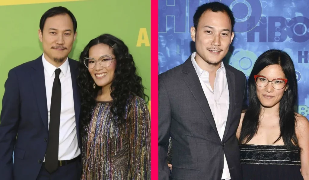 a standing photo Nikki Hakuta with a man