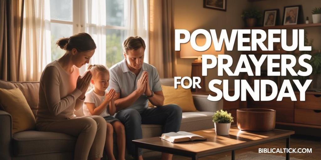 25+ Powerful Prayers For Sunday