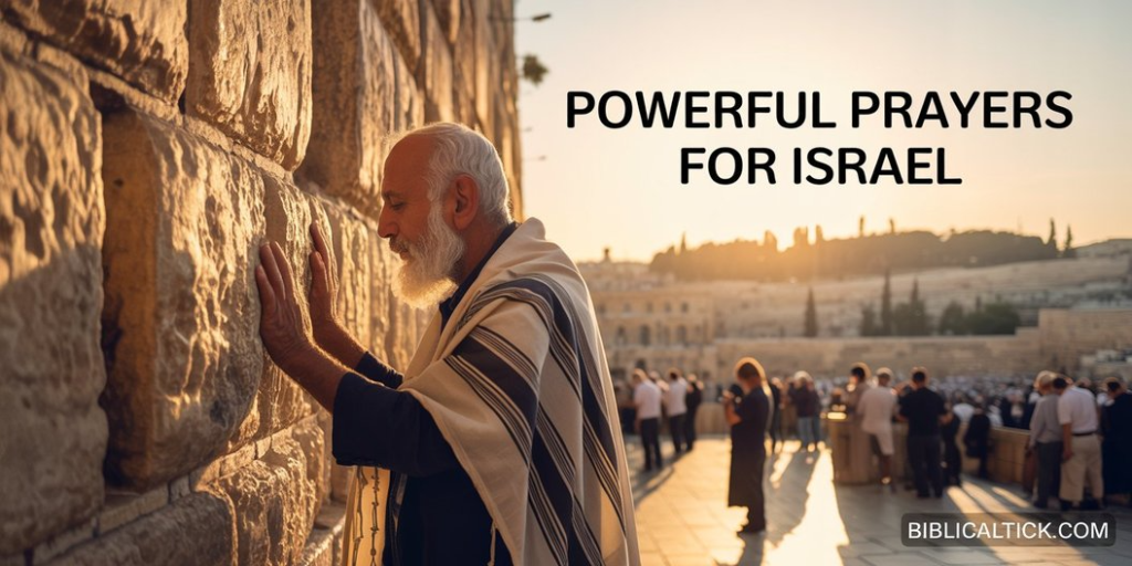 25+ Powerful Prayers For Israel