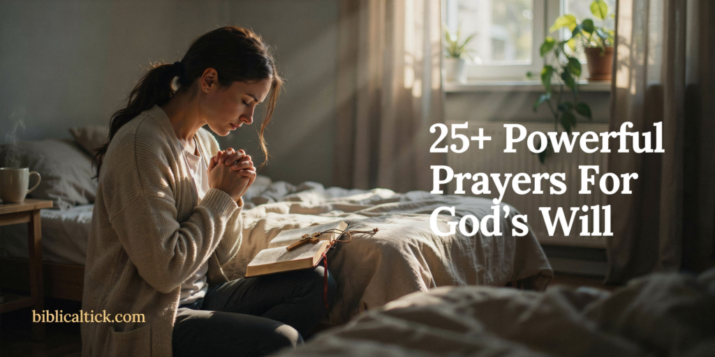 25+ Powerful Prayers For God’s Will