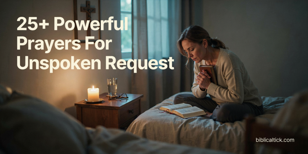 25+ Powerful Prayers For Unspoken Request