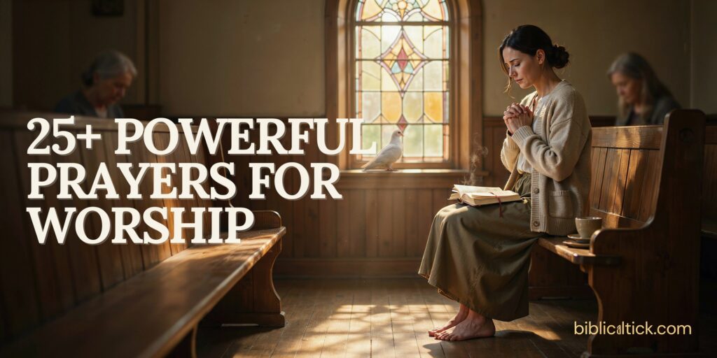 25+ Powerful Prayers For Worship