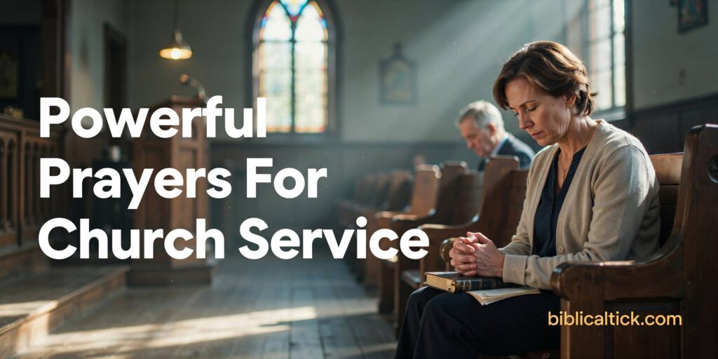 25+ Powerful Prayers For Church Service