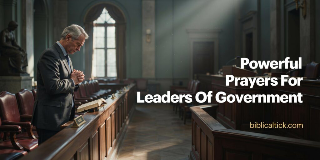 25+ Powerful Prayers For Leaders Of Government