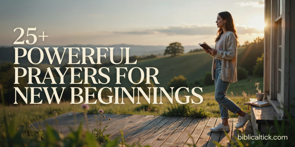 25+ Powerful Prayers For New Beginnings