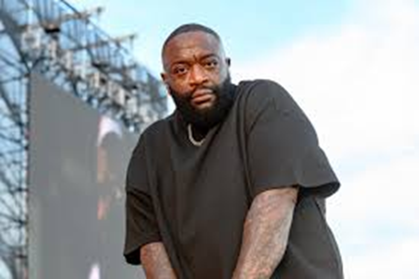 a close photo of Rick Ross