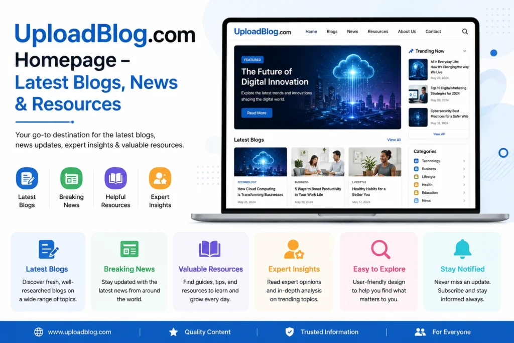 Uploadblog Homepage Walkthrough: How to Upload a Blog on Your Website (2026 Guide)