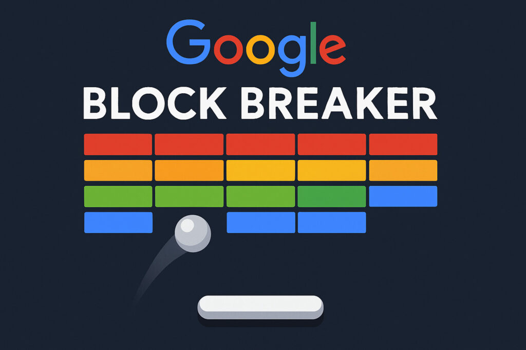 image showing Google Block Breaker