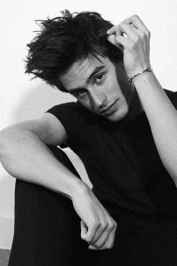 a photo of Peter Dager in black and white