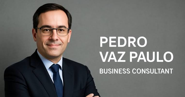 an image containing text Pedrovazpaulo Executive Coaching with a photo of a man