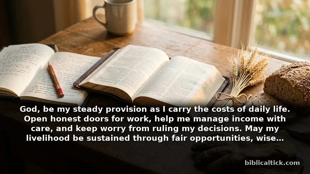 bibleverseoftheday for Work, Provision, and Purpose