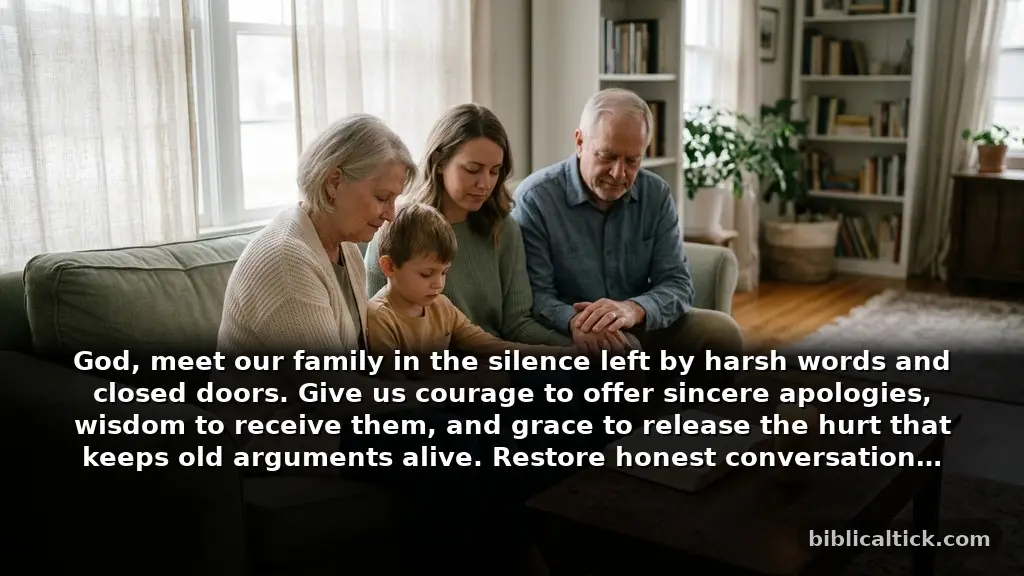 Familyhealing prayers for healing after family conflict