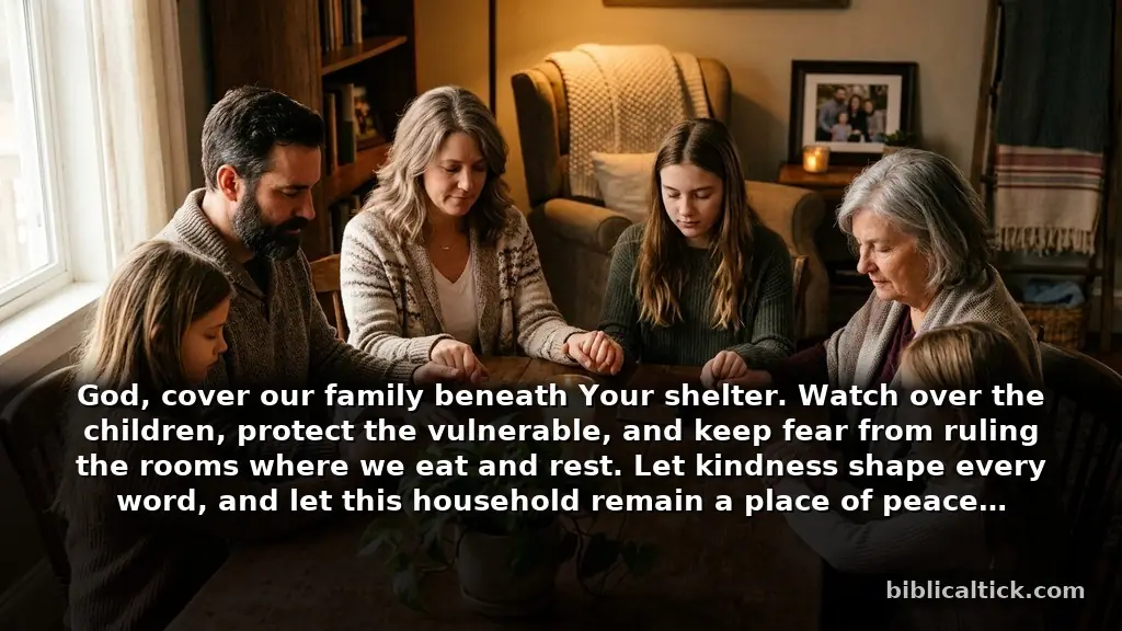 Short familyhealing prayers for protection at home